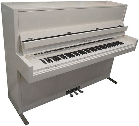 Bluthner Model D White Reconstrucao Pianos Verticais Manuelpatraopianos